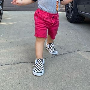 *SOLD** Toddler Checkered Vans 5C
